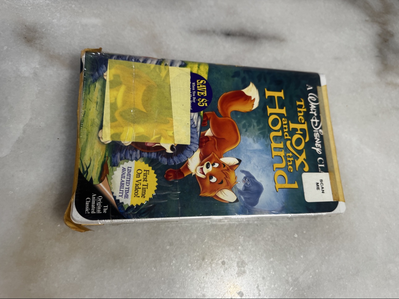 Sealed The Fox and the Hound VHS